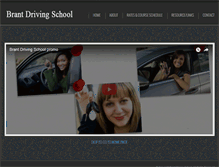 Tablet Screenshot of brantdrivingschool.com